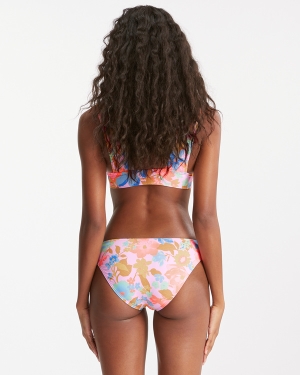Women's Billabong Pick Me Up Lowrider Bikini Bottoms Multicolor | 926OEKAFI