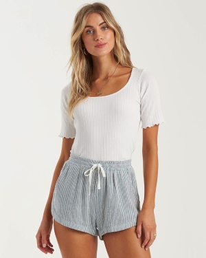 Women's Billabong Road Trippin Short Shorts Blue | 549UZDBHX