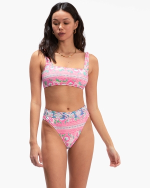 Women's Billabong Secret Paradise Bikini Tops Multicolor | 184POISZY