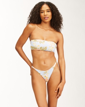 Women's Billabong Skies For Days Tube Bikini Tops Blue | 203RSHYBK