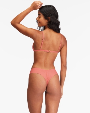 Women's Billabong Sol Searcher Fiji Bikini Bottoms Coral | 613RMFHKS