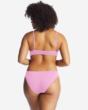 Women's Billabong Sol Searcher Lowrider Bikini Bottoms Pink | 746AWHIFV
