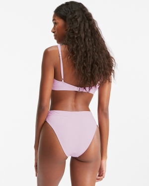 Women's Billabong Sol Searcher Maui Rider Bikini Bottoms Pink | 142ENPUYB