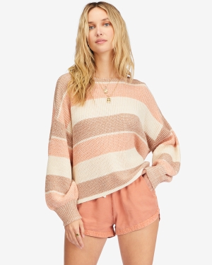 Women's Billabong Spaced Out Pullover Sweaters Multicolor | 075SXPHAI