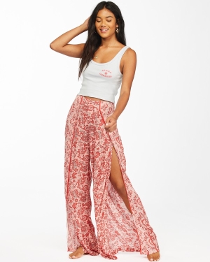 Women's Billabong Split Spirit Floral Pants Multicolor | 768PHFABV