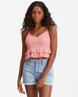 Women's Billabong Stay Cool Crop Tops Multicolor | 321MIXHGE