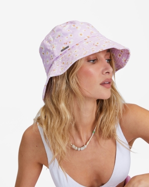 Women's Billabong Still Single Bucket Hats Pink | 069UIGYLQ