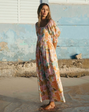 Women's Billabong Super Sweet Maxi Dress Multicolor | 805YCKWEI