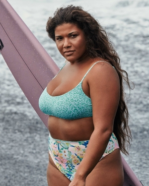 Women's Billabong Sweet Tropics Reversible Rise Bikini Bottoms Multicolor | 856XEMDOJ