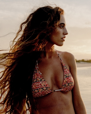 Women's Billabong Swept Away Multi-Way Triangle Reversible Bikini Tops Multicolor | 862JBDSVQ