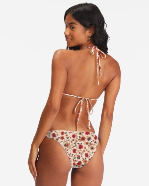 Women's Billabong Swept Away Tropic Reversible Bikini Bottoms Multicolor | 074QYJGVO
