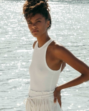 Women's Billabong Tomboy Tops Light Blue | 143WAGHYJ