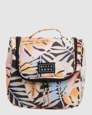 Women's Billabong Travel Beauty Cosmetic Bags Black | 106QMZVNG