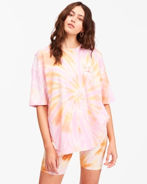 Women's Billabong True Boy Surf Short Sleeve T Shirts Multicolor | 094APNVHI