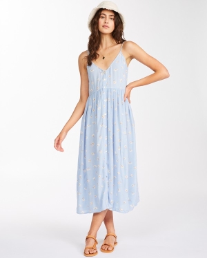 Women's Billabong Venice Babe Midi Slip Dress Multicolor | 428REYGFC