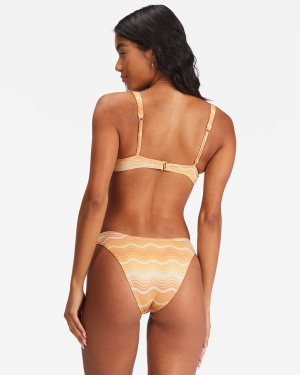 Women's Billabong Wave Hello Hike Bikini Bottoms Multicolor | 413ROTFIY