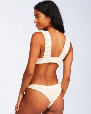 Women's Billabong Wild Groove Tanga Bikini Bottoms Multicolor | 279CNHBVS